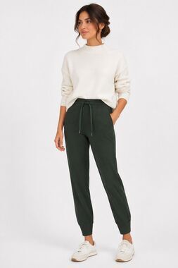 Lululemon Ready to Rulu High-Rise Cropped Jogger Smoked Spruce Green Sz 6 Lounge